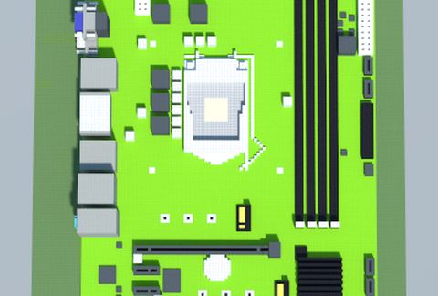 Материнская плата Intel B250M-C PRIME в Майнкрафт — скриншот 2