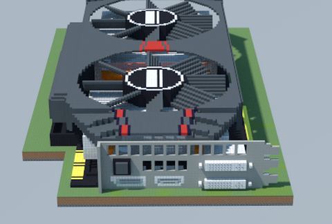 Видеокарта NVIDIA GeForce GTX 580 MATRIX PLATINUM в Майнкрафте