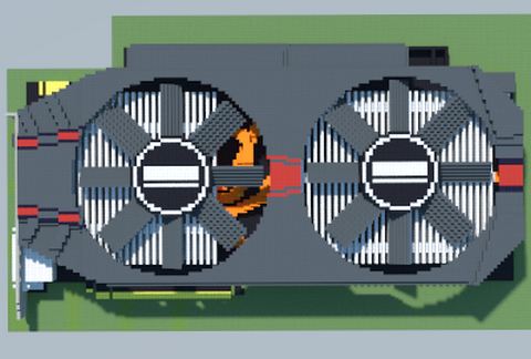 Видеокарта NVIDIA GeForce GTX 580 MATRIX PLATINUM в Майнкрафте — скриншот 2