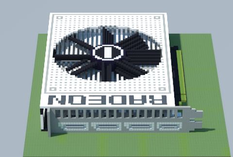 Белая видеокарта Асус Радеон R9 Нано