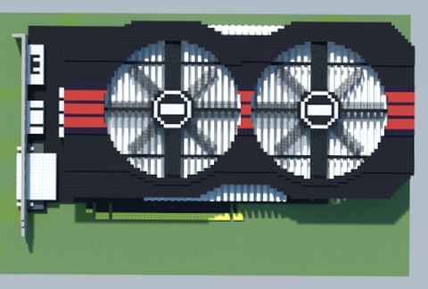 3D-модель видеокарты AMD Radeon RX 560 ASUS — скриншот 2