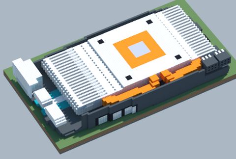 Модель видеокарты AMD Radeon HD 6850 в Майнкрафт — скриншот 3