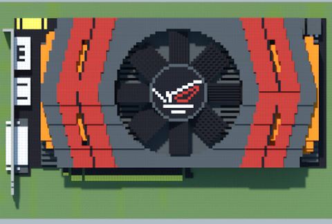 Декоративная видеокарта NVIDIA GeForce GTX 595 ARES MARS для Майнкрафт — скриншот 2