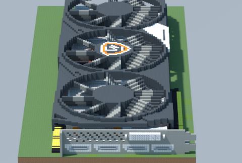Современная видеокарта NVIDIA GeForce GTX TITAN X в Майнкрафт