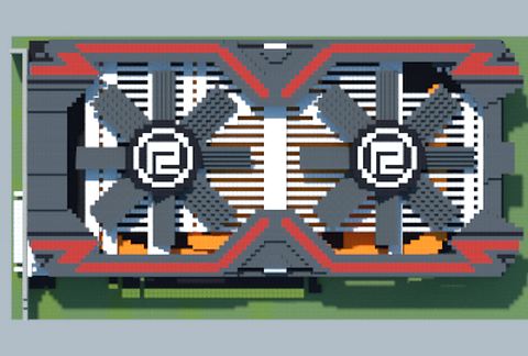 Модель видеокарты AMD Radeon R9 380 PCS+ в Майнкрафт — скриншот 2