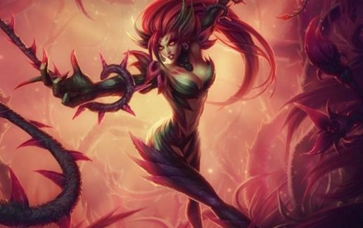 Постройка Зайры из League of Legends в Майнкрафт