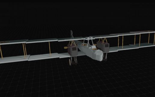 Немецкий бомбардировщик Gotha G.IV в Майнкрафте