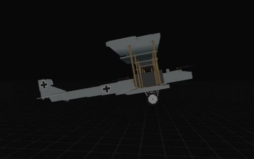 Немецкий бомбардировщик Gotha G.IV в Майнкрафте — скриншот 2