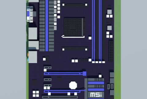 Современная материнская плата Майнкрафт AMD A88X-G43