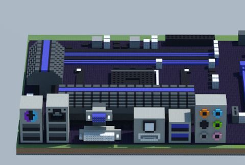 Современная материнская плата Майнкрафт AMD A88X-G43 — скриншот 2