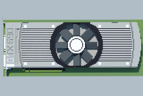 Компьютерная видеокарта NVIDIA GeForce GTX 690 в Майнкрафт