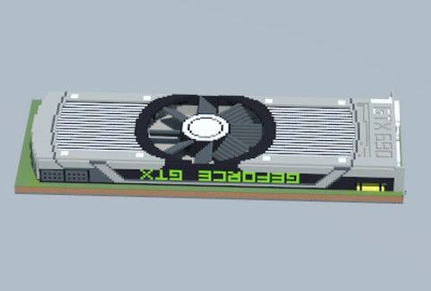 Компьютерная видеокарта NVIDIA GeForce GTX 690 в Майнкрафт — скриншот 3