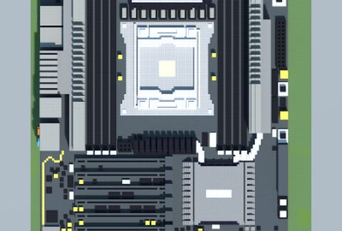 Материнская плата Intel X99-E-10G WS в Майнкрафт