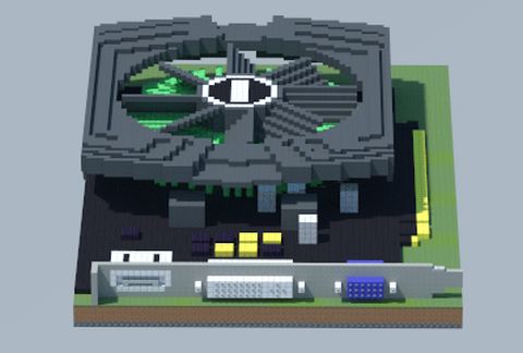 Видеокарта GeForce GTX 750 от ASUS в Майнкрафте — скриншот 2