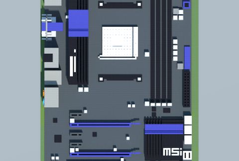Материнская плата AMD FM2-A85XA-G65 из Майнкрафт