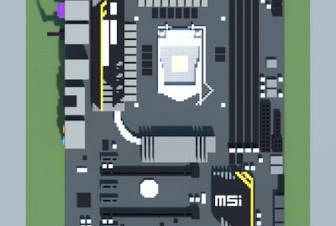 Материнская плата Intel Z77 MPOWER в Майнкрафт