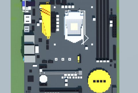 Материнская плата Intel H170-PRO/CSM в Майнкрафт — скриншот 2