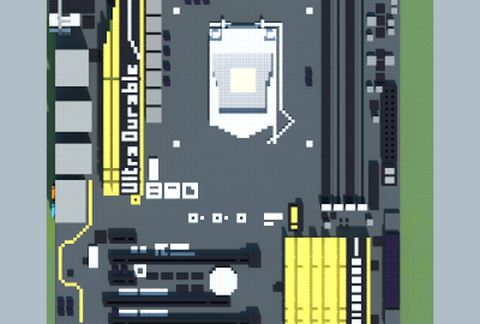 Материнская плата Intel Z97X-UD5H от Gigabyte в Майнкрафт