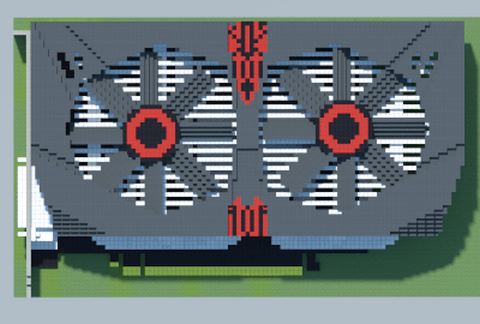 Пиксельная видеокарта ASUS GeForce GTX 960 STRIX — скриншот 2