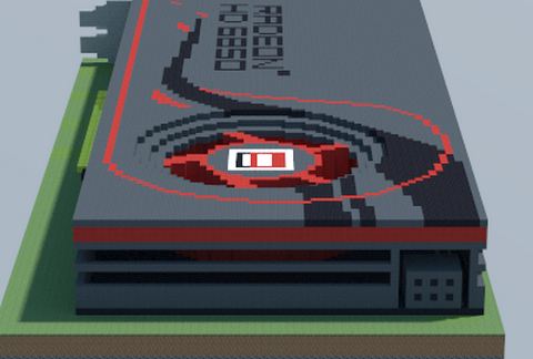 AMD Radeon HD 6850 (OEM) — компактная видеокарта для ретро-компьютера в Майнкрафт — скриншот 3