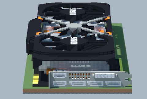 Видеокарта NVIDIA GeForce GTX 1080 AORUS в Майнкрафте — скриншот 2
