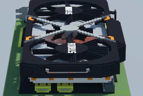 Видеокарта NVIDIA GeForce GTX 1080 AORUS в Майнкрафте — скриншот 3