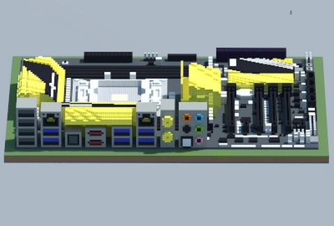 Материнская плата Intel X79-DELUXE в Майнкрафт — скриншот 2