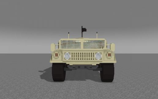 Пустынный бронеавтомобиль Humvee