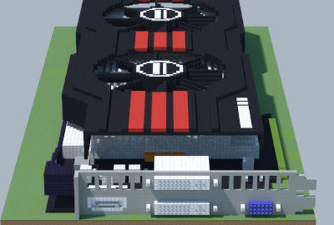 Видеокарта NVIDIA GeForce GTX 650 Ti в Майнкрафте 157×16×69, 53366 блоков — скриншот 2