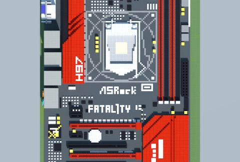 Современное здание в стиле Intel H97-PERFORMANCE