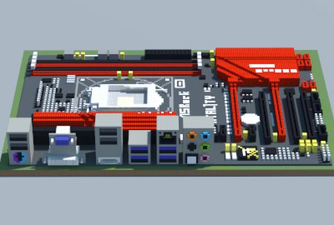 Современное здание в стиле Intel H97-PERFORMANCE — скриншот 2