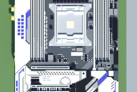 Материнская плата Intel X99-DESIGNWARE EX в Майнкрафте