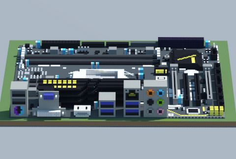 Материнская плата Intel Z170M-D3H из Майнкрафта — скриншот 2