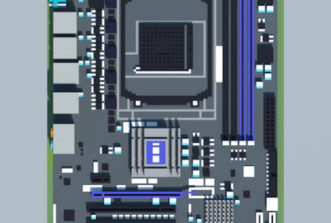 Материнская плата AMD 870A-G54 в Майнкрафте