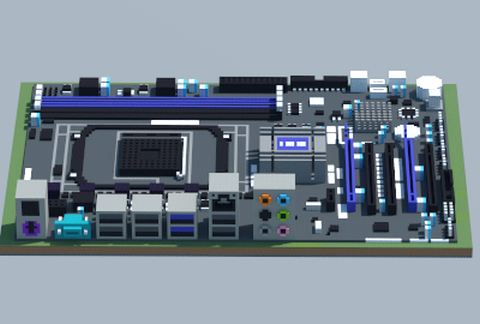 Материнская плата AMD 870A-G54 в Майнкрафте — скриншот 2
