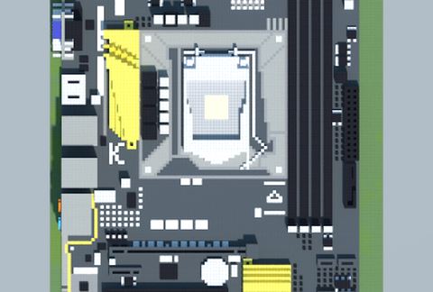 Материнская плата Intel B150M-PLUS D3 в Майнкрафт