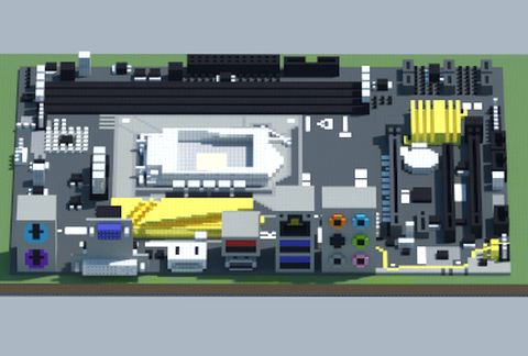 Материнская плата Intel B150M-PLUS D3 в Майнкрафт — скриншот 2