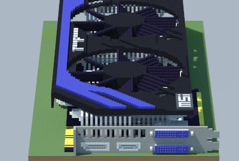 Видеокарта NVIDIA GeForce GTX 670 в Майнкрафт — скриншот 2