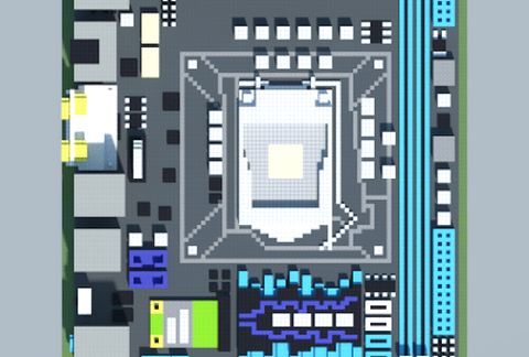 Материнская плата Intel P8Z77-I DELUXE в Майнкрафт
