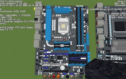 Материнская плата Intel P8Z77-V DELUXE в Майнкрафт