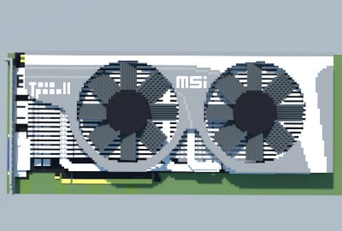 Копия видеокарты Radeon HD 5830 Twin Frozr II в Майнкрафт — скриншот 2