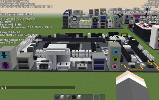 Материнская плата ASRock AMD AB350M Pro4 в Майнкрафте