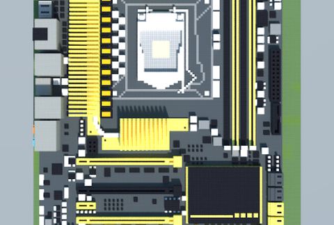Материнская плата Intel Z87-WS от ASUS в Майнкрафт