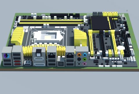 Материнская плата Intel Z87-WS от ASUS в Майнкрафт — скриншот 2