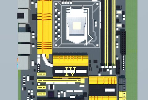 Современный особняк в стиле материнской платы Intel Z87-DELUXE/QUAD