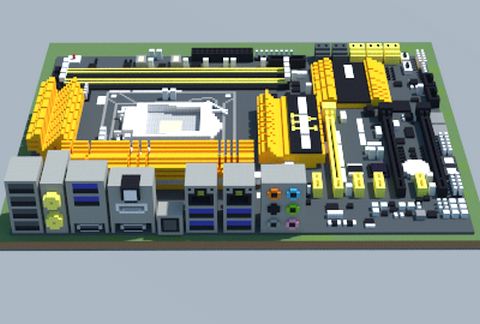 Современный особняк в стиле материнской платы Intel Z87-DELUXE/QUAD — скриншот 2