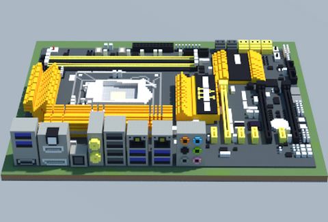 Современный игровой системный блок ASUS Z87-DELUXE в Майнкрафт — скриншот 2
