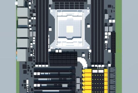 Материнская плата Intel X79 Big Bang XPower II в Майнкрафте