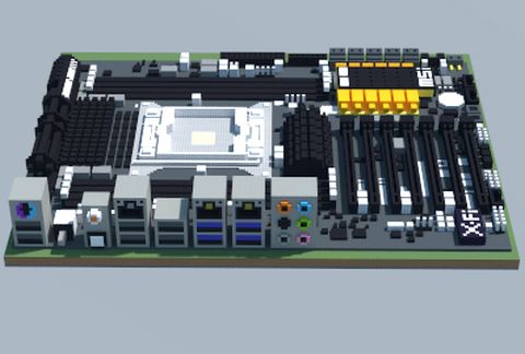 Материнская плата Intel X79 Big Bang XPower II в Майнкрафте — скриншот 2