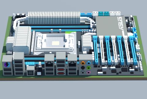 Панель Intel P9X79-E WS в Майнкрафт — скриншот 2
